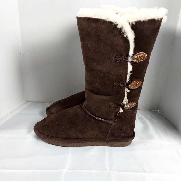 BEARPAW Lauren Tall Winter Sheepskin Boots - Picture 3 of 14